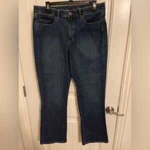Lee Comfort Waistband Jeans 99% cotton 5 pocket ladies jeans 16M zip front